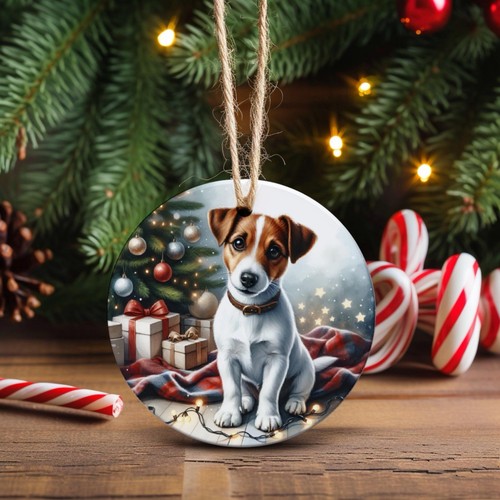 Jack russell christmas tree - russell,