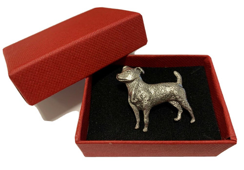 Jack russell terrier - jack, pewter