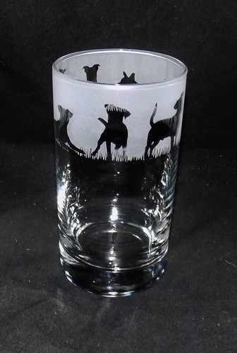 New jack russell - hand, etched