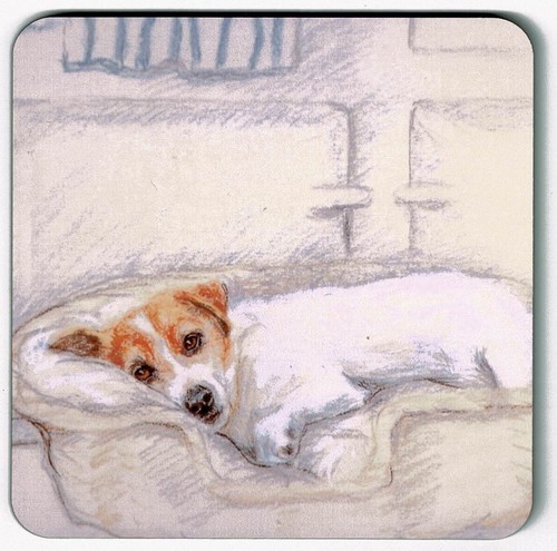Jack russell sottobicchieri - russell,