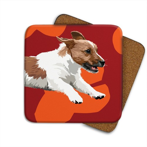 Sottobicchiere jack russell - russell, di