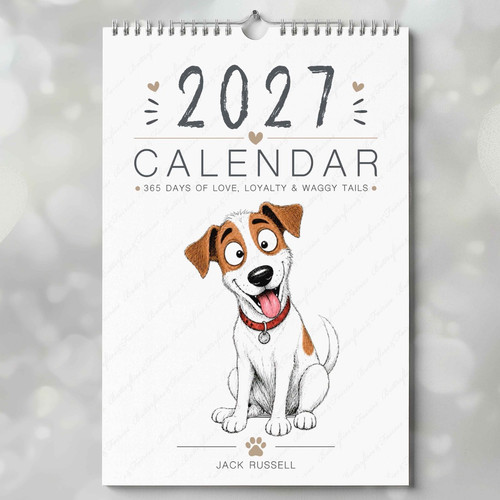 Calendario jack russell 2027 - jack,